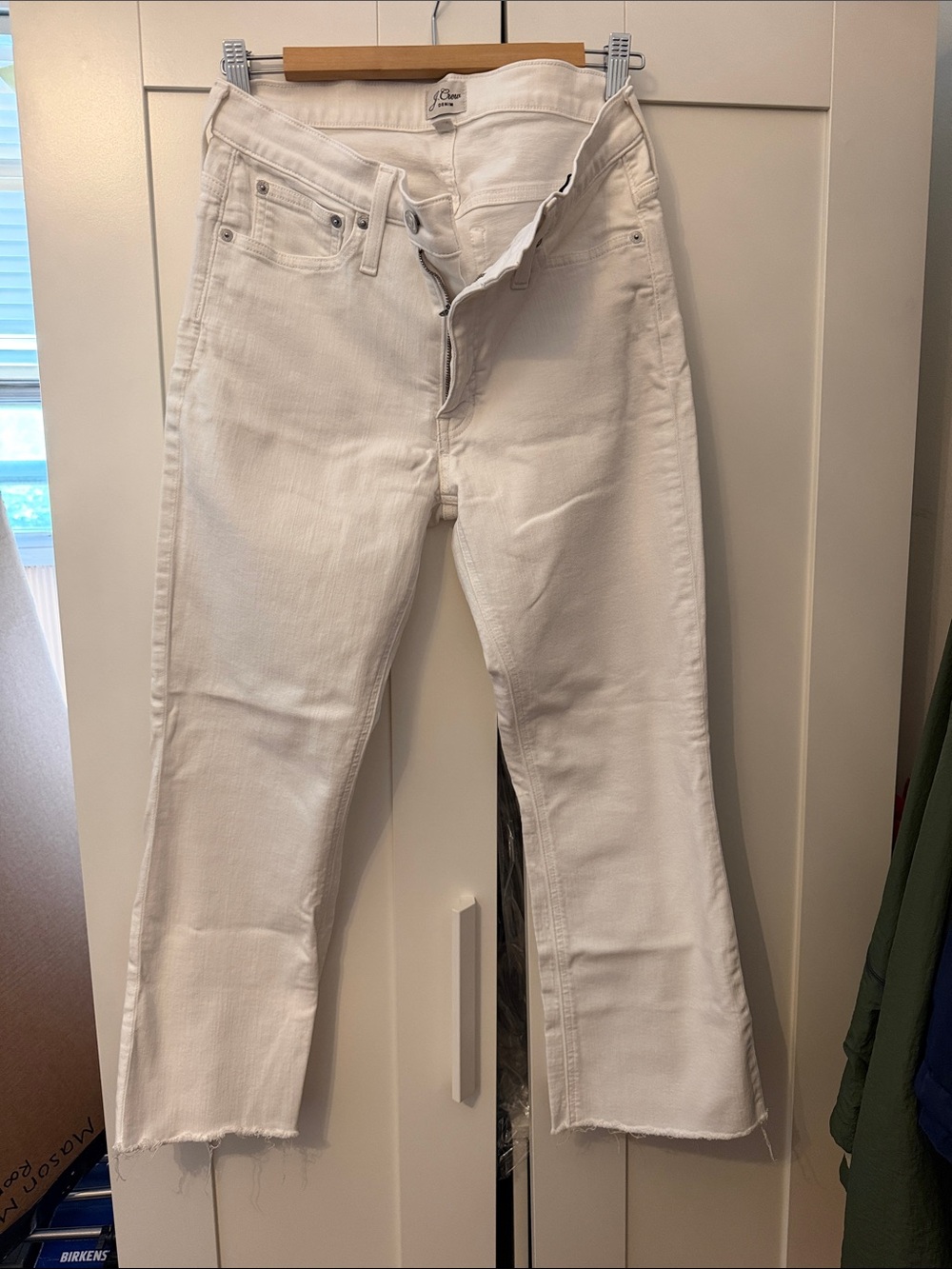 J crew White Women’s Jeans - Classic Straight Crop